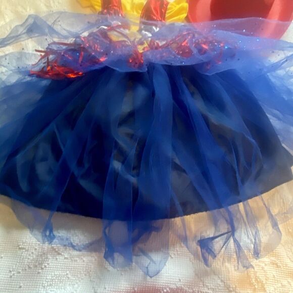 Toy Story Outfit Halloween Dress Up Girls Sz 4T 5T Tulle Tutu Bottom Red Hat D - Picture 5 of 13